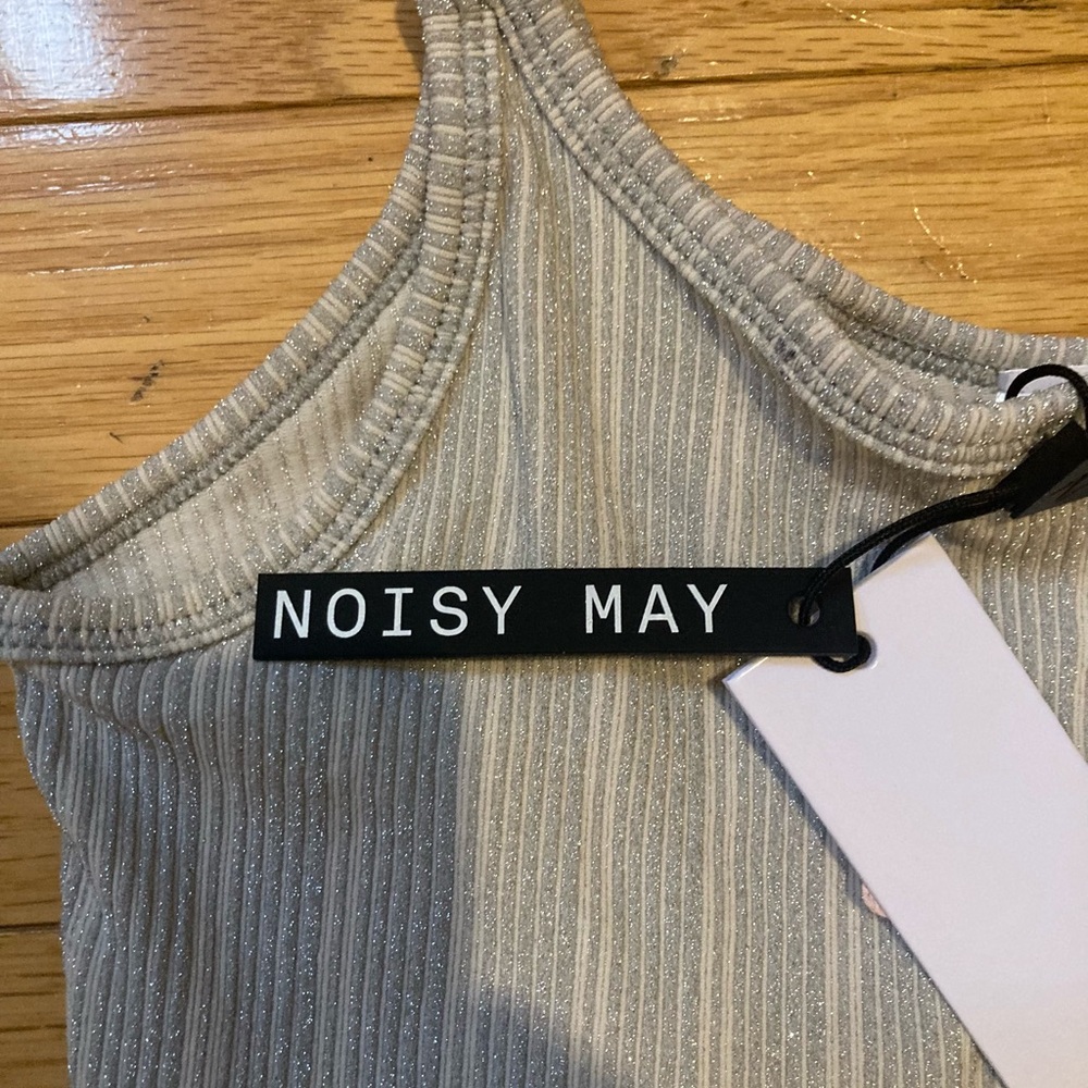 ❗️5 for $35❗️Noisy May silver Bodysuit - Picture 4 of 5